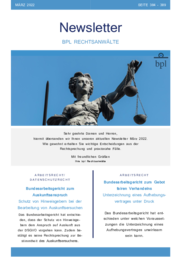 Newsletter 03/2022