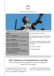 Newsletter 11/17