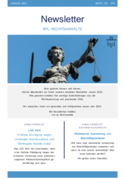 Newsletter 01/2022