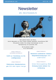 Newsletter Januar/Februar 2025