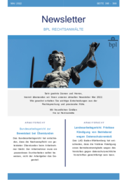 Newsletter 05/2022
