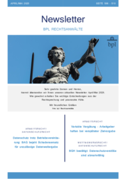 Newsletter April/Mai 2025