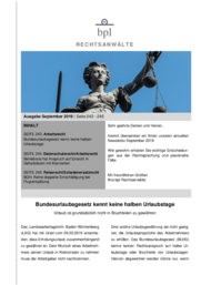 Newsletter 09/19