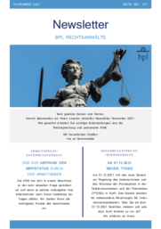 Newsletter 11/2021
