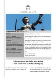 Newsletter 12/18