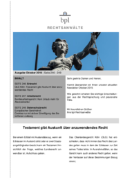 Newsletter 10/19