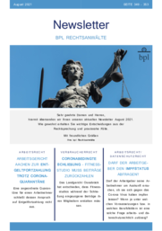 Newsletter 08/2021