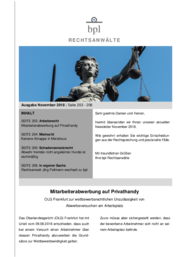 Newsletter 11/18