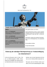 Newsletter 01/18