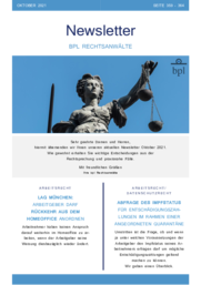 Newsletter 10/2021
