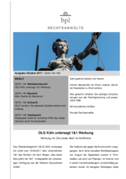Newsletter 10/17