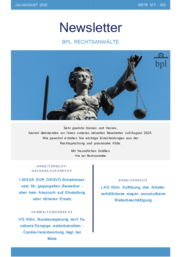 Newsletter Juli/August 2025