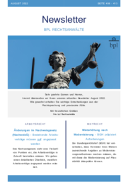 Newsletter 08/2022